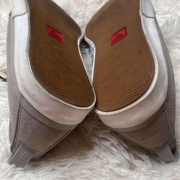 Quiksilver Reese Forbes Gray Suede Leather Lace-Up Sneakers Size 9 - Picture 11 of 14